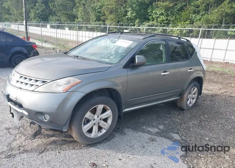 2007 Nissan Murano Sl из США, поврежденный, VIN JN8AZ08W67W641863